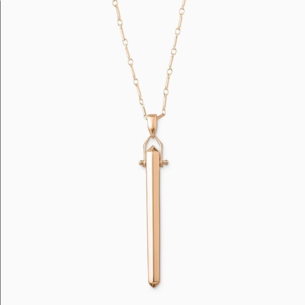 Stella & Dot Gold Rebel Pendant